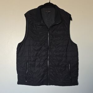 Banana Republic Men's Dark Quilted Vest